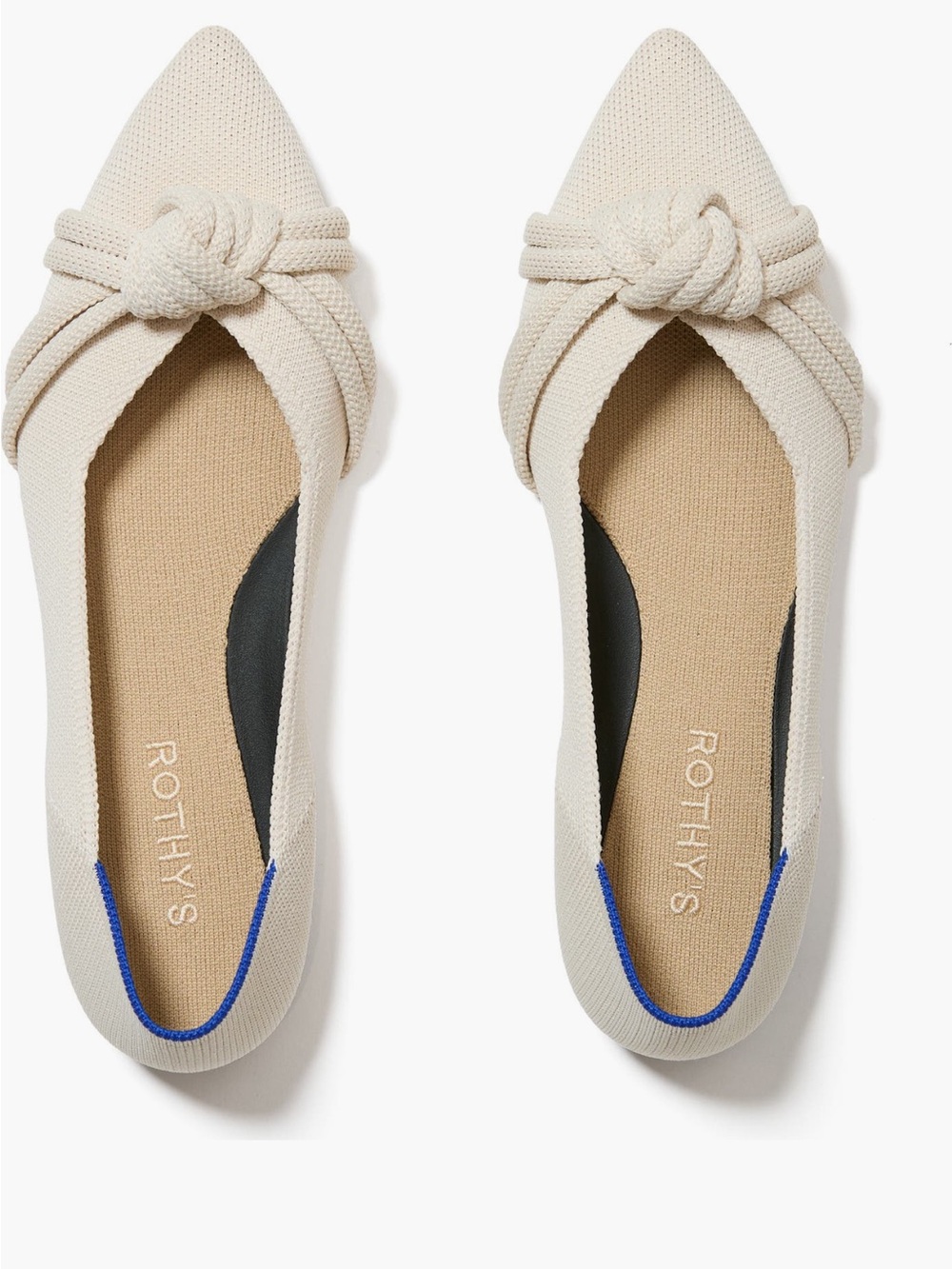 Rothy’s The Knot Point II Flats in Conch Sz 8